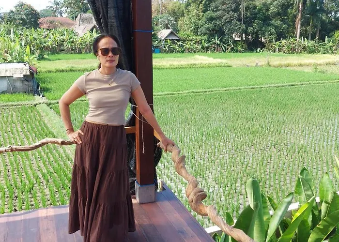 Wonderful Private With Pool With Beautiful Views Of The Rice Fields Villa