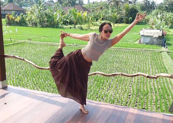 Wonderful Private With Pool With Beautiful Views Of The Rice Fields Villa *